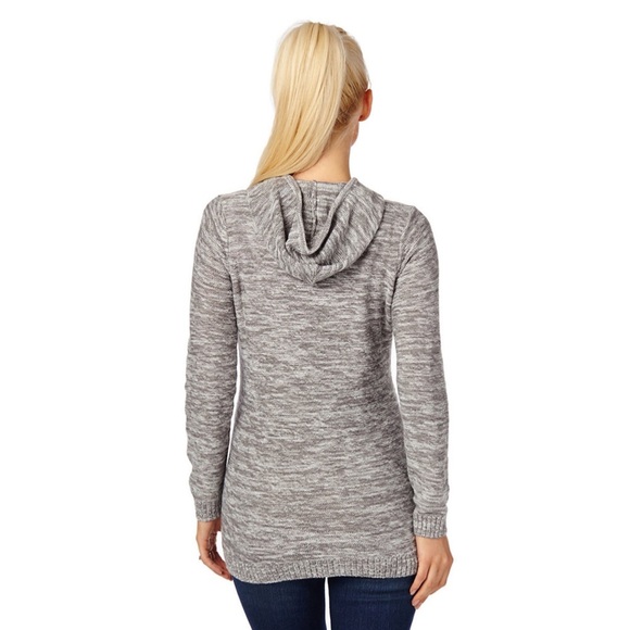 Maternity Oh Baby by
Motherhood™ Cable-Knit Hooded
Sweater Sz M - Picture 2 of 9